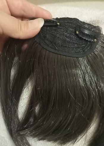 Kadın Parlak Sentetik Kumaş Peruk - Görsel 3