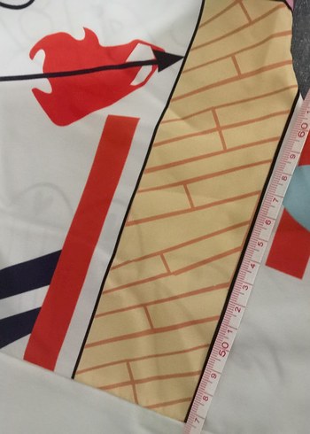 Beyaz Desenli Uzun Kollu Kadın Gömlek - Görsel 6