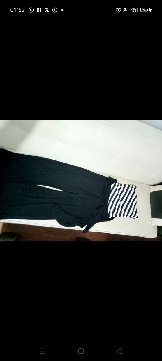 Siyah Zebra Desenli Askılı Kadın Tulum - Görsel 5