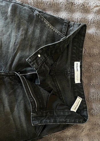 34 Beden siyah Renk Bershka skater jeans