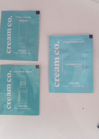 cream co. Kadın Temizleyici Tester Seti - Görsel 5