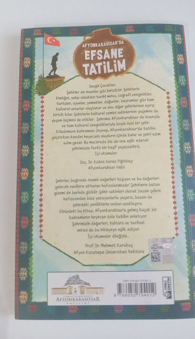 Afyonkarahisar'da Efsane Tatilim Çocuk Kitabı - Görsel 2