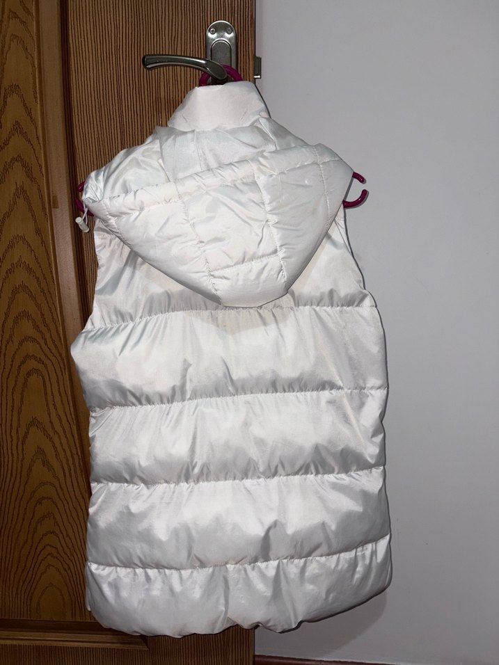 Beyaz Düğmeli Kadın Yelek - Görsel 3