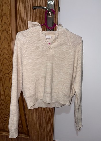 Vintage Stil Polo Yaka Şık Triko Üst - Görsel 2