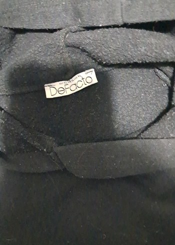 Kızlar için Siyah Salaş Sweatshirt - Görsel 3