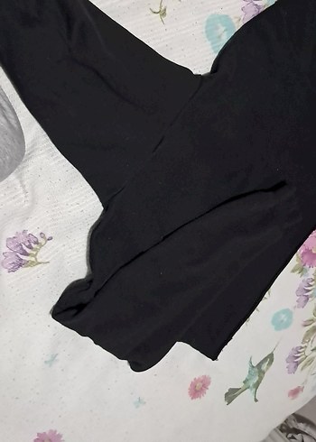 Kızlar için Siyah Salaş Sweatshirt - Görsel 2