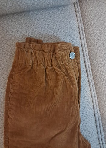 Bej Süet Midi Kadın Pantolon - Görsel 3