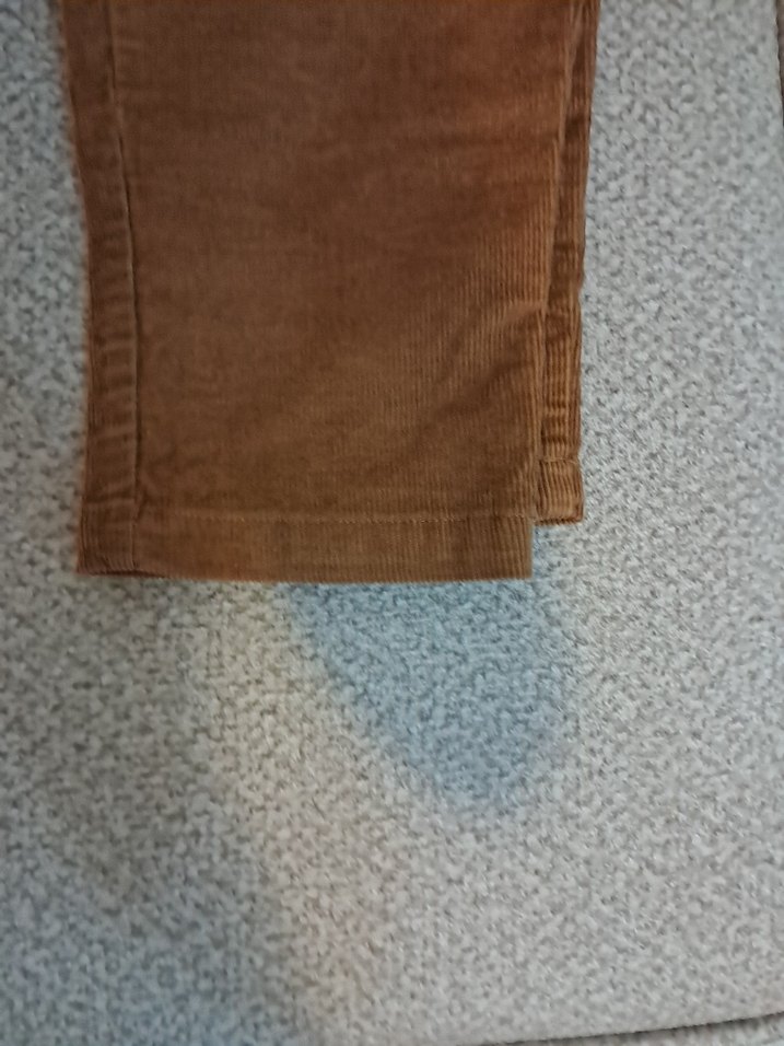 Bej Süet Midi Kadın Pantolon - Görsel 2