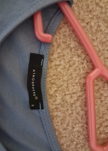 Mavi Drapeli Midi Hamile Elbisesi - Görsel 3