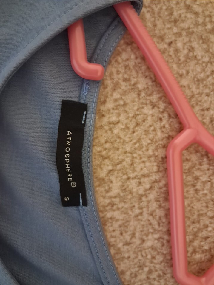 Mavi Drapeli Midi Hamile Elbisesi - Görsel 3