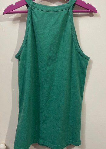 Diğer Yeşil Baskılı Askılı Kadın Crop