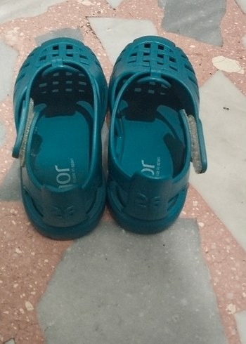 Turkuaz Renkli Erkek Çocuk Sandalet - Görsel 3