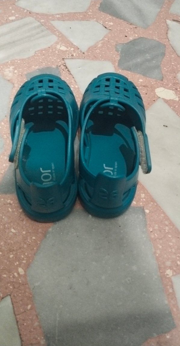 Turkuaz Renkli Erkek Çocuk Sandalet - Görsel 3