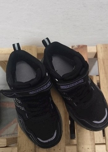 Kız Çocuk Siyah Lumberjack Spor Ayakkabı - Görsel 3