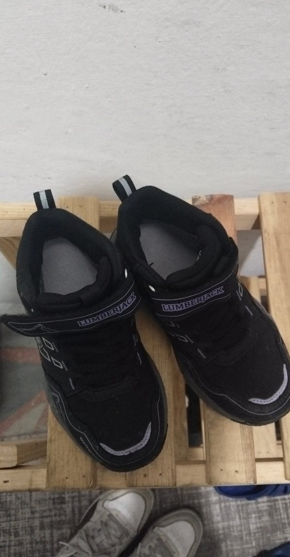 Kız Çocuk Siyah Lumberjack Spor Ayakkabı - Görsel 3