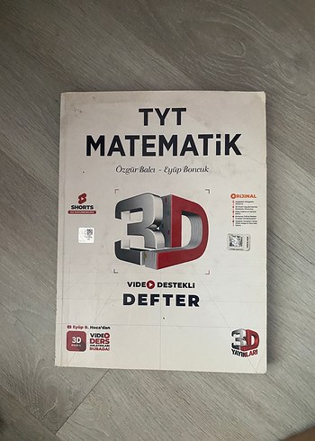 3D Video Destekli AYT Matematik Defteri