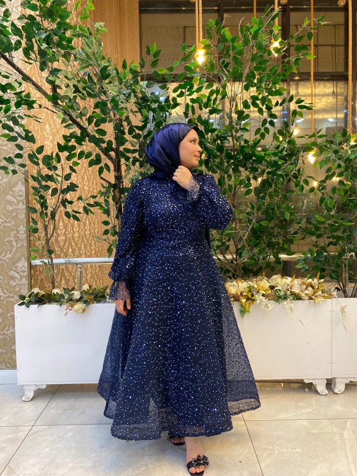 Midi boy prenses model elbise - Görsel 4