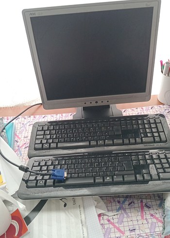 Gri AOC Bilgisayar Monitörü - Görsel 5