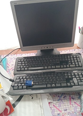 Gri AOC Bilgisayar Monitörü - Görsel 6