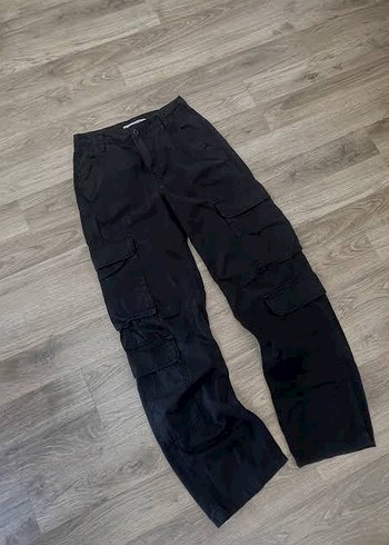 Bershka Siyah Kargo Pantolon
