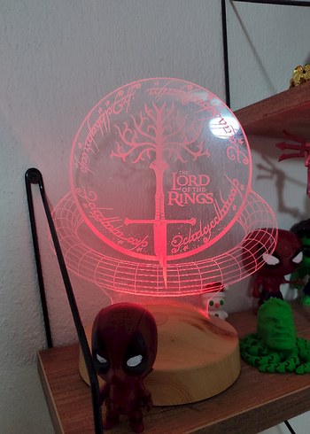 Yüzüklerin Efendisi LED Lamba - Görsel 4