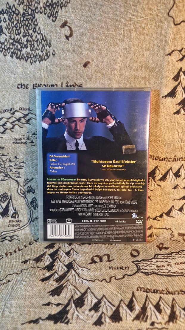 Johnny Mnemonic DVD - Keanu Reeves, Dolph Lundgren! - Görsel 5