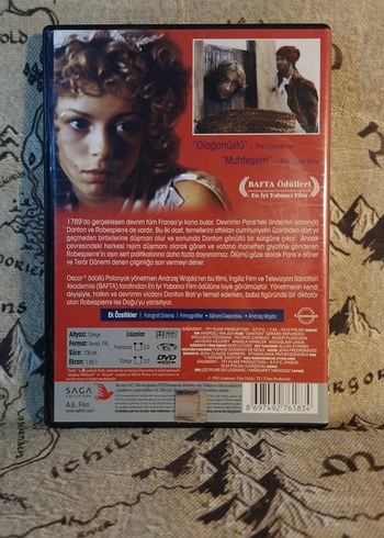 Danton DVD - Gérard Depardieu, Türkçe Dublaj - Görsel 3