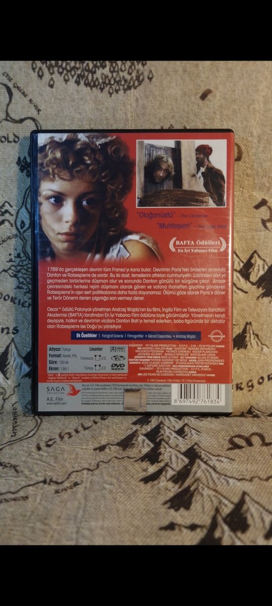 Danton DVD - Gérard Depardieu, Türkçe Dublaj - Görsel 3