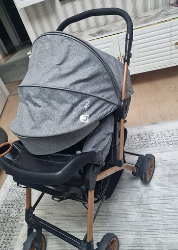 Gri Bebek Arabası 4 baby markası - Görsel 2