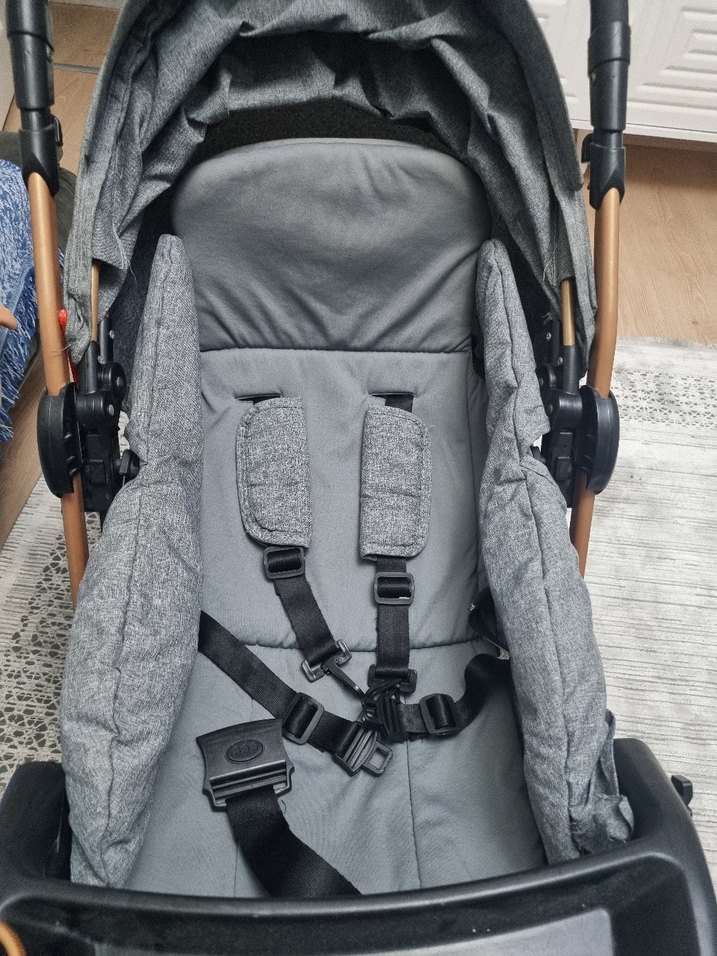 Gri Bebek Arabası 4 baby markası - Görsel 3