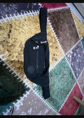 Siyah Bağlamalı Kadın Bel Çantası - Görsel 2