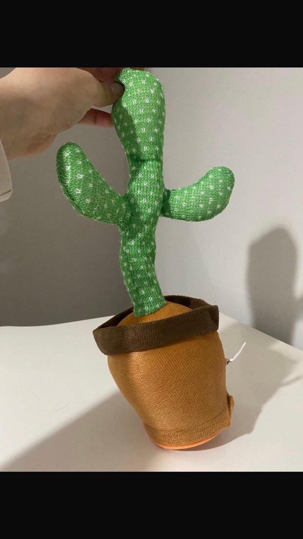 Renkli Müzikli Oyuncak Saksıda Yeşil Bitki - Görsel 3