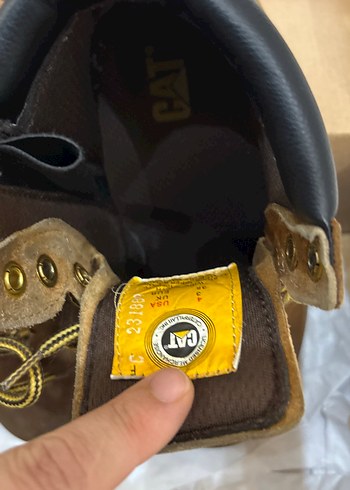 CAT ÇOCUK BOT TABA 35  Süet Bağcıklı Bot - Görsel 10