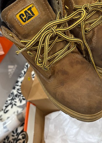 CAT ÇOCUK BOT TABA 35  Süet Bağcıklı Bot - Görsel 5