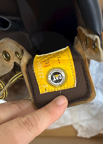 CAT ÇOCUK BOT TABA 35  Süet Bağcıklı Bot - Görsel 7