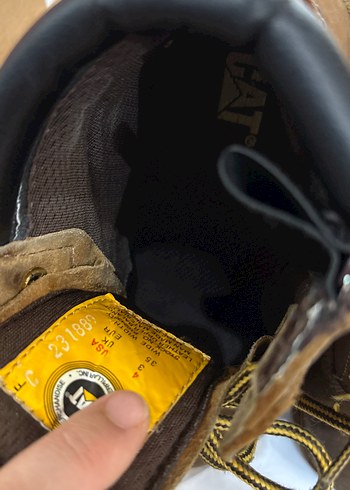 CAT ÇOCUK BOT TABA 35  Süet Bağcıklı Bot - Görsel 9