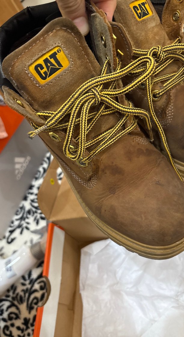 CAT ÇOCUK BOT TABA 35  Süet Bağcıklı Bot - Görsel 5