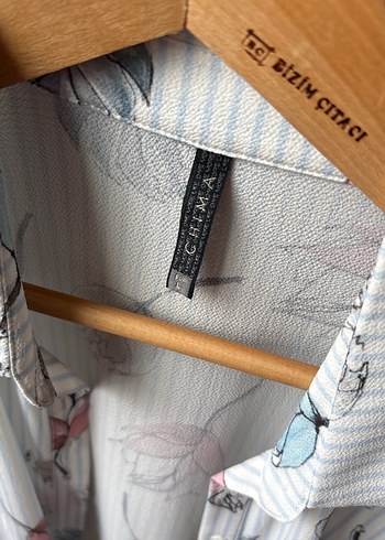 Chima l Çiçek Desenli Piliseli Kadın Gömlek - Görsel 2