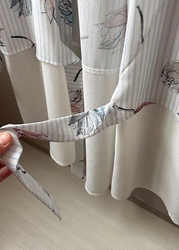 Chima l Çiçek Desenli Piliseli Kadın Gömlek - Görsel 3