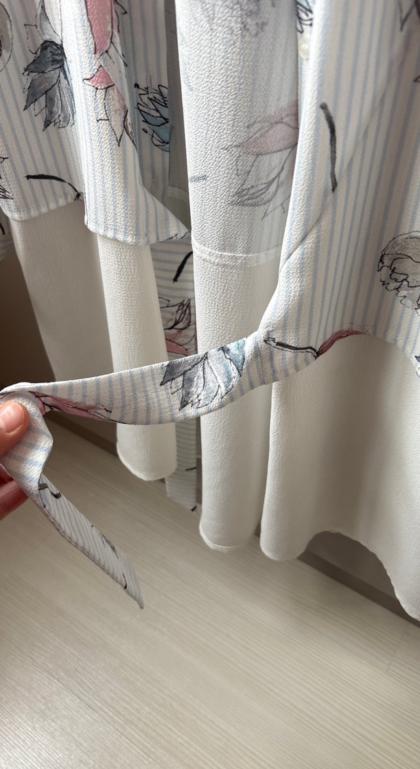 Chima l Çiçek Desenli Piliseli Kadın Gömlek - Görsel 3