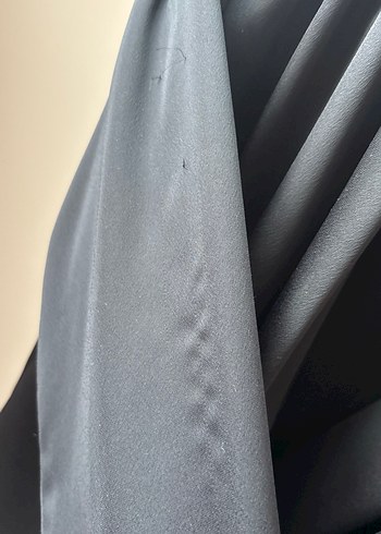 EKOL 40 Siyah V Yaka saten Bluz - Görsel 5