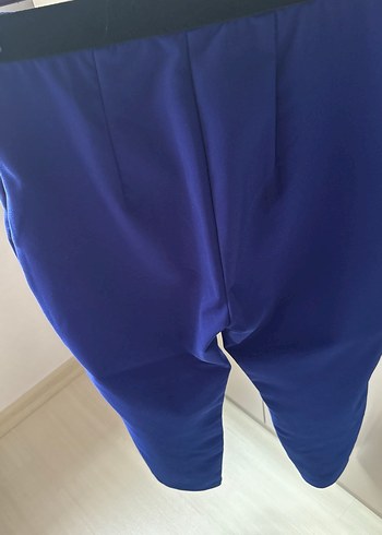 Twist parlament mavisi yandan fermuarlı Kadın Kumaş Pantolon 38 - Görsel 7