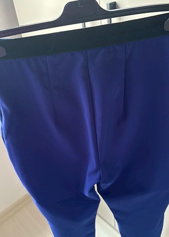Twist parlament mavisi yandan fermuarlı Kadın Kumaş Pantolon 38 - Görsel 6