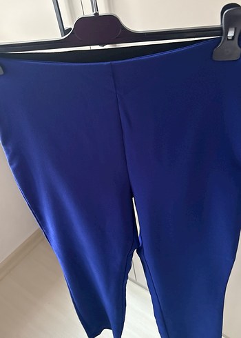 Twist parlament mavisi yandan fermuarlı Kadın Kumaş Pantolon 38 - Görsel 8