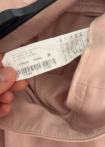 Düğmeli Bej Kadın Kumaş Pantolon - Görsel 9