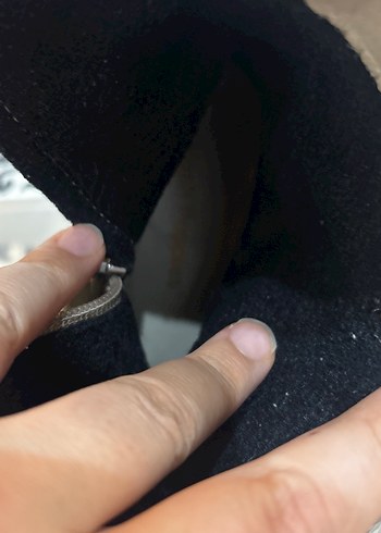 Hush Puppies bej nubuk rengi deri Kadın bot - Görsel 6