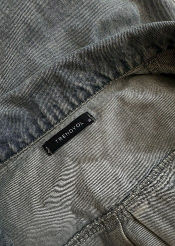 36 Beden Kadın Denim Uzun Kollu Tulum