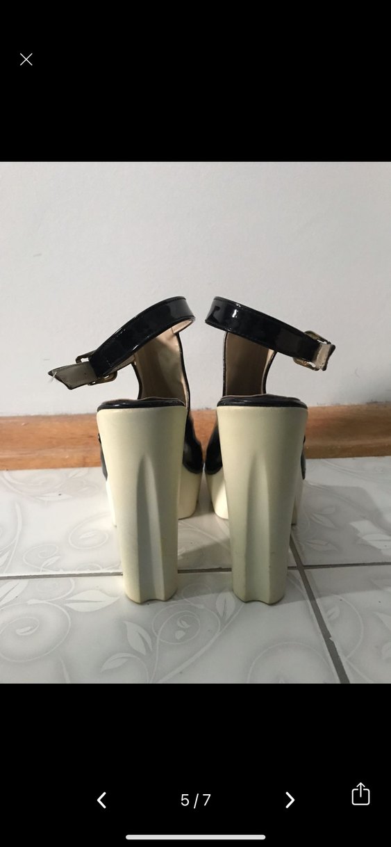 Kalın Topuklu Ayakkabı - Görsel 5