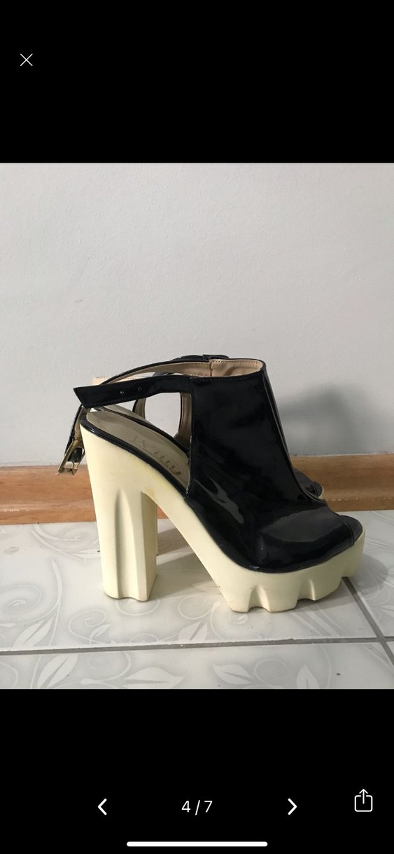 Kalın Topuklu Ayakkabı - Görsel 4