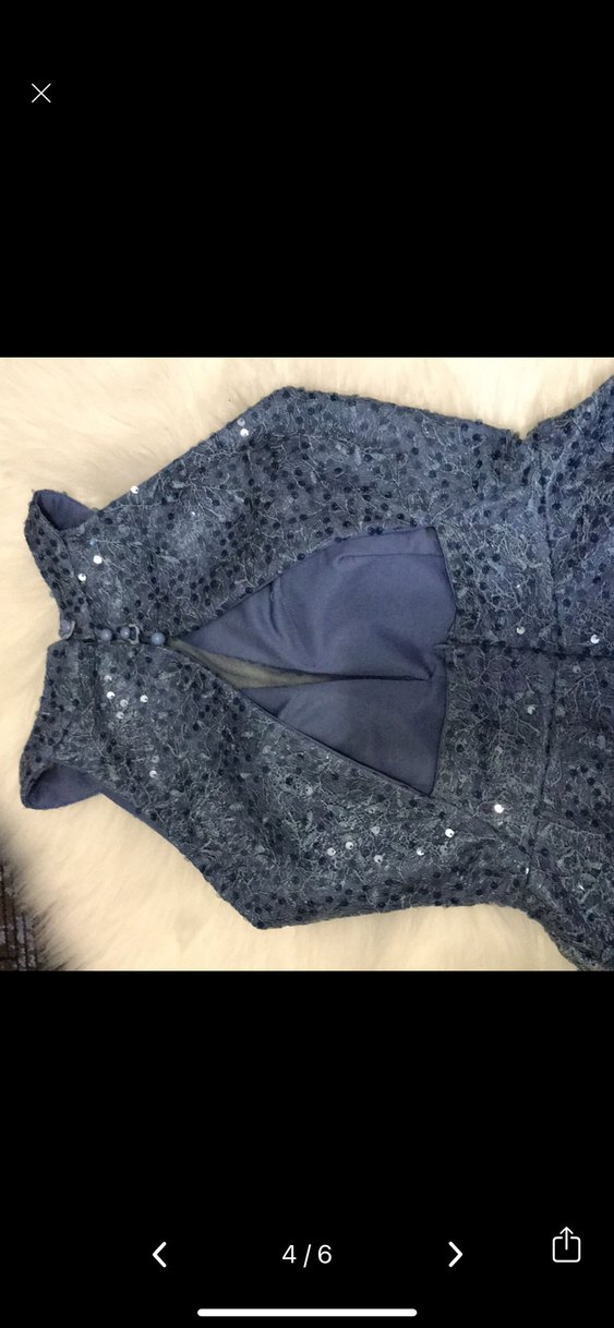 Parlak İşlemeli Abiye Elbise - Görsel 4